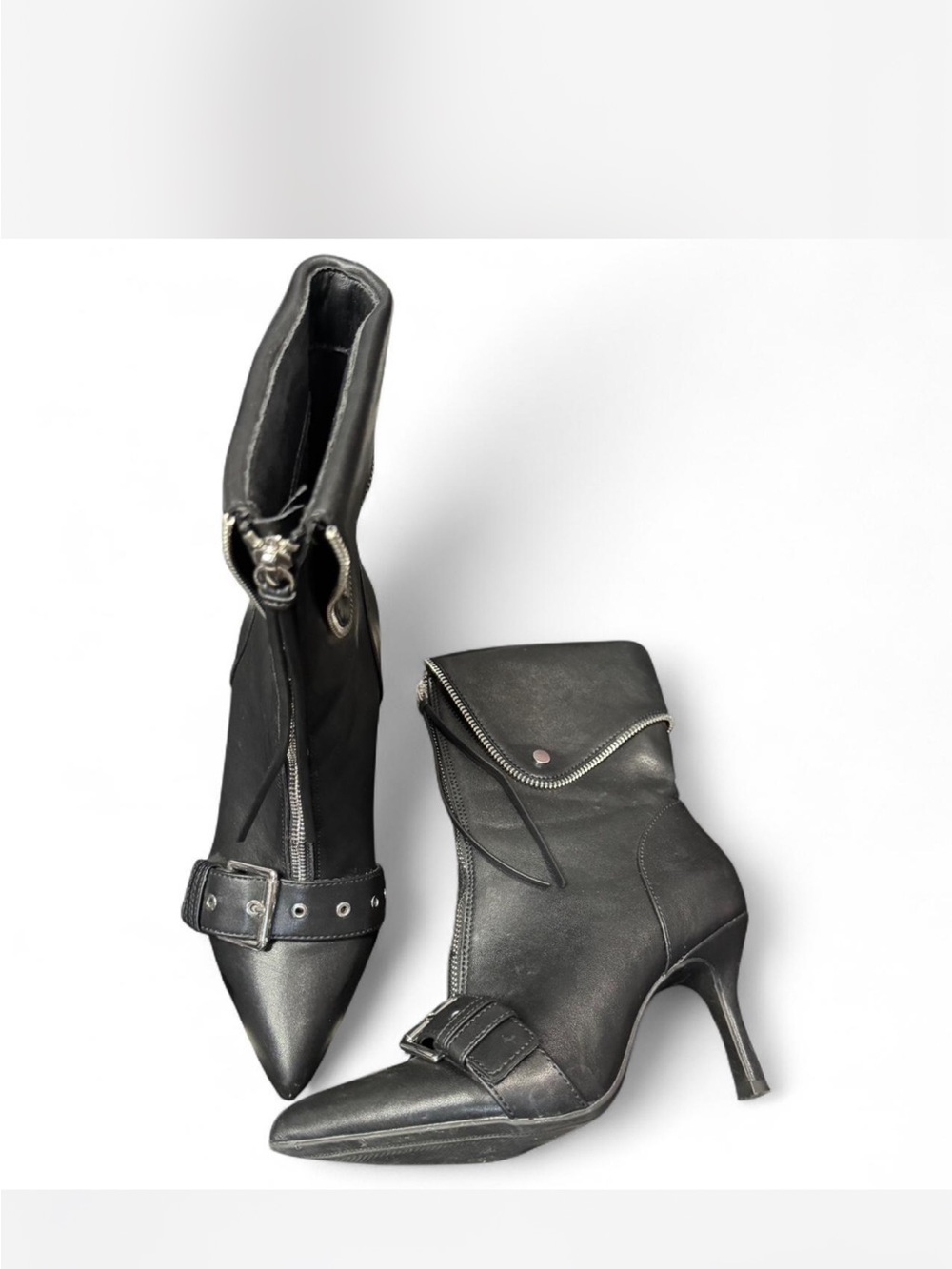 Target Black Pointed Toe Stiletto Ankle Boots